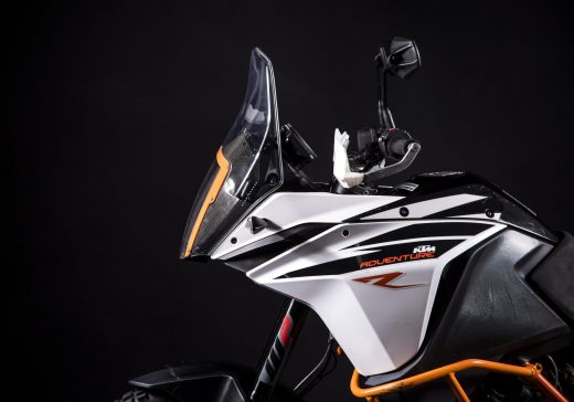 KTM 1090 rally windscreen