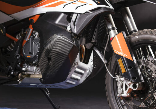 KTM 790 carbon tank protection