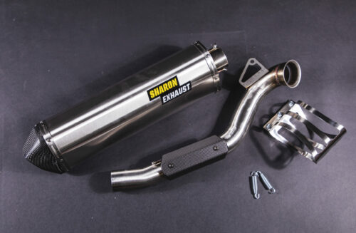 KTM 790 rally exhaust sharon