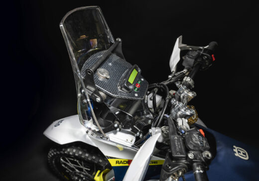 Husvarna 701 rally cockpit