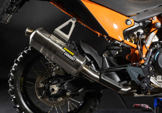 KTM 790 rally exhaust