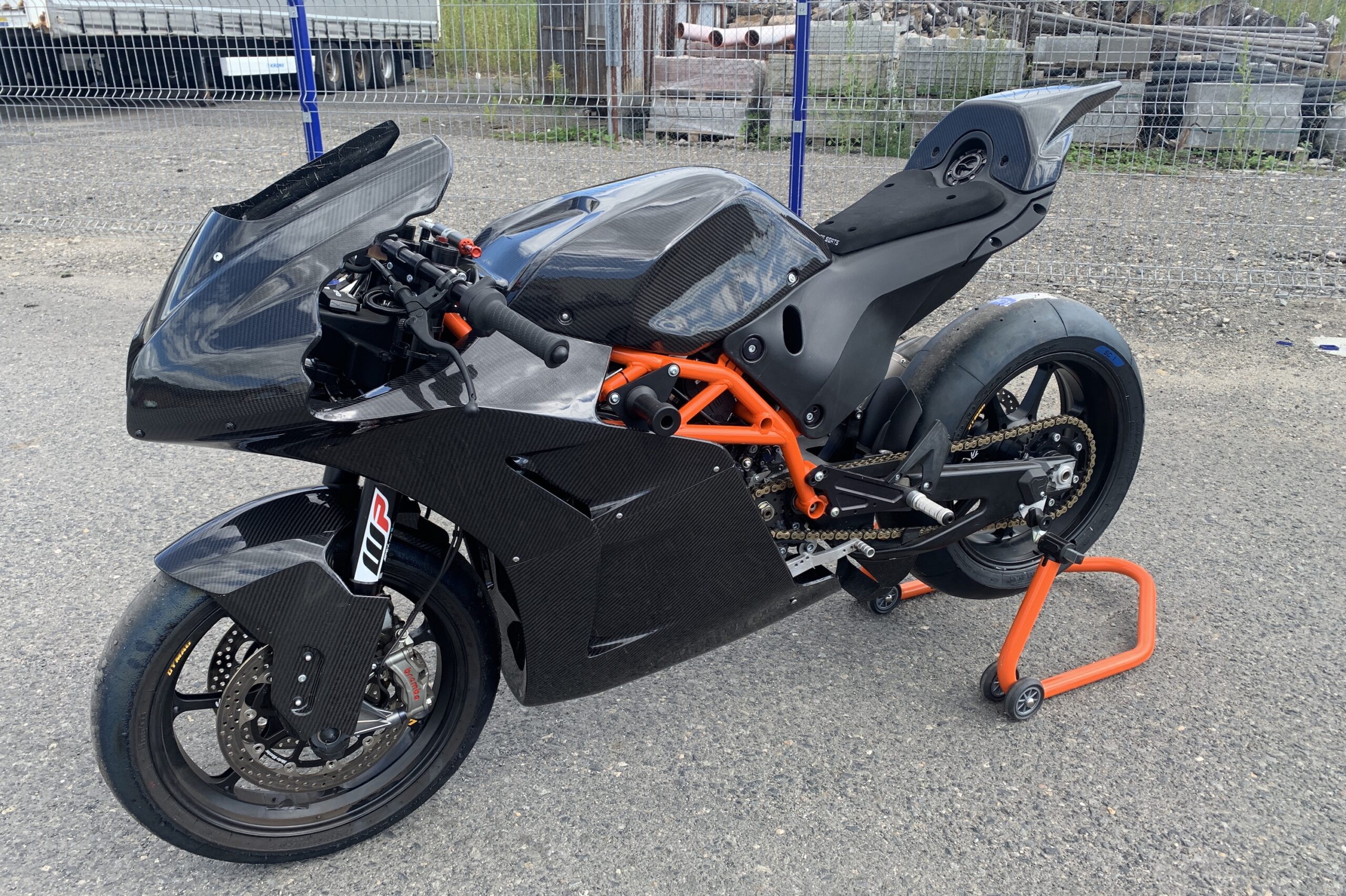 KTM RC8C carbon fairings Rade Garage